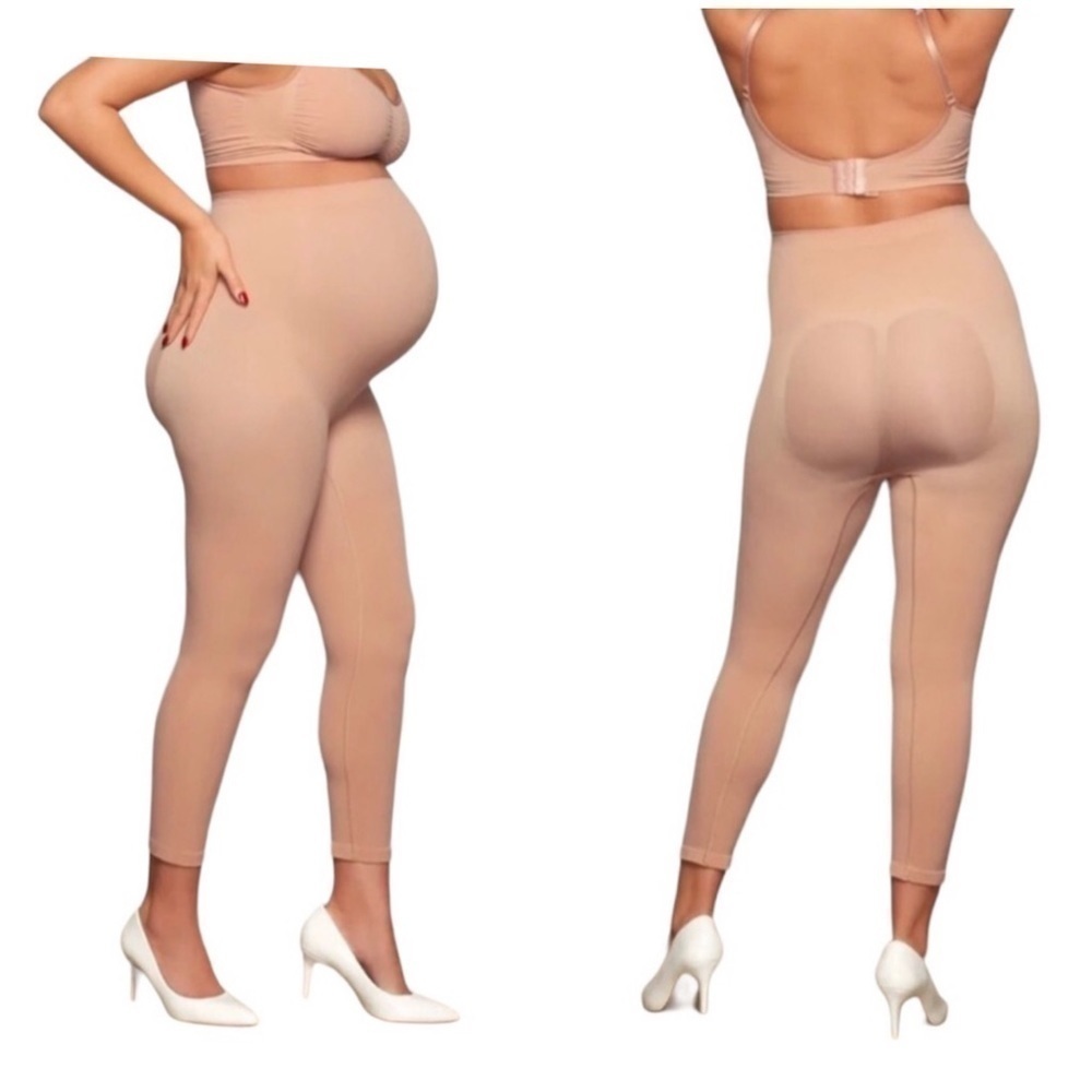SKIMS Maternity Solution Wear Tight Below the Knee XXS/XS SH-LEG-0149 Ochre NWT